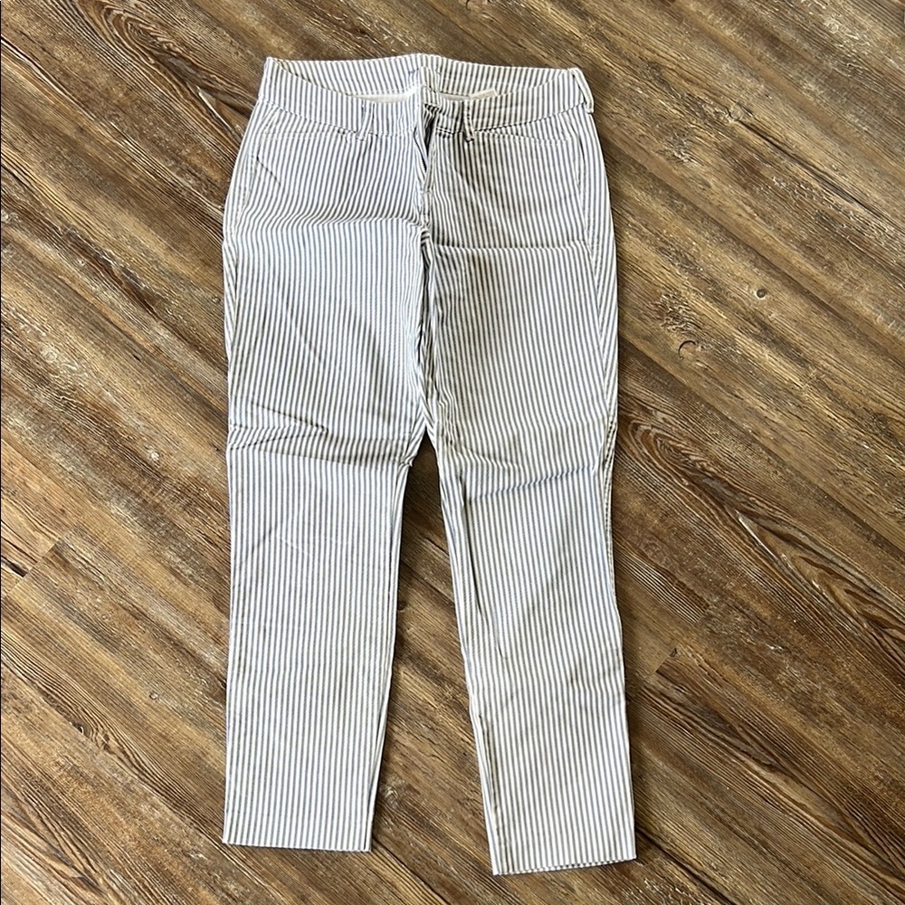 Men's Striped Gray Pants
